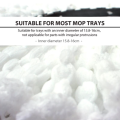 2 PCS Mop Refill Spin Rotating Magic Microfiber Replacement Head Mop Cloth Clean Tool Refill Mop Head Universal Size Round. 