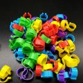 100 Pcs Pigeons Rings 8mm Identification Ring Opening Pigeon Ring Color Pigeon Foot Ring. 