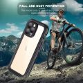 IP68 Waterproof Case For IPhone 14 15 13 12 11 Pro Max XS Max XR 7 8 Diving 2M Depth Underwater Swim Outdoor Sports Clear Cover. 