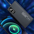66W Super Fast Charge PD Power Bank 20000mAh Portable Fast Charging Powerbank With Digital Display, Compatible with Samsung/iPhone/Xiaomi/Huawei and More. 