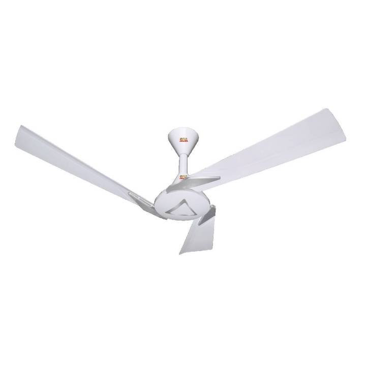 GFC Ceiling Fan - Monet Model 56  - Copper Winding - White Silver