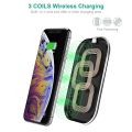 Choetech T513-S 3 Coil 10W Fast Wireless Charging Pad. 