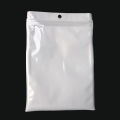 9 Size White/Clear Self Seal Zipper Plastic Bag Retail Jewelry Packaging Pack Poly Bag Zip Lock Storage Bag Hang Hole. 