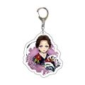 Demon Slayer keychain doll set rubber Pendant Acrylic Tanjirou Nezuko Butterfly Ninja My Wife Zenitsu Inosuke Tomioka Yoshiyuki Purgatory. 