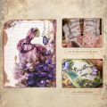 (GGBR) 60Pcs Vintage Scrapbooking Paper Decoupage Paper for Furniture Crafts Plants Antique Looking Papers. 