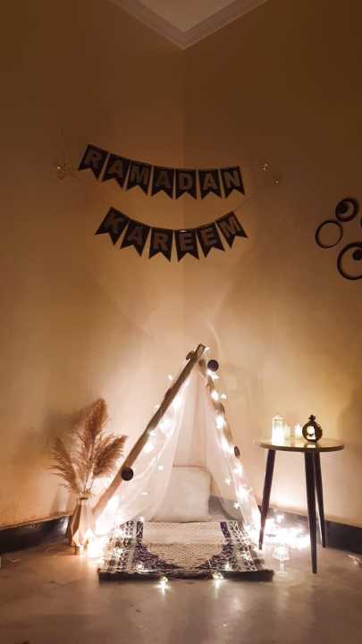 Ramadan Kraeem Garland Flag Banner For Wall Decoration Ramadan Kareem Decor Bunting Banner For Dining Area, Drawing Room & Lounge Celebrate Islamic Festive Event With Hanging Banners Decorate Your Home Office & Shop Blessed Ramadan Kraeem Party Supplies