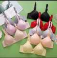 Padded Soft Women and Girls Bra with Foam Inserts for Enhanced Bust Shaping and Volume. 