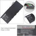 Laptop Battery 6  Cell   XPS 13-9343 13-9350 13D-9343 Series  TYPE -  JD25G JHXPY 0DRRP    - Black. 