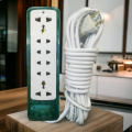 6 Port Extension Power Extension Board, High Quality for Multi Use - 14ft Cable For Versatile Use. 