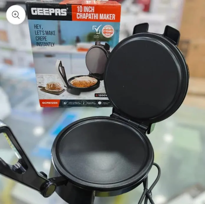 GEEPAS chapati maker gcm6125n roti maker Geepas Chapathi Maker - Non ...