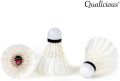 Premium Goose Feather Badminton Shuttlecocks, Q-6,. 