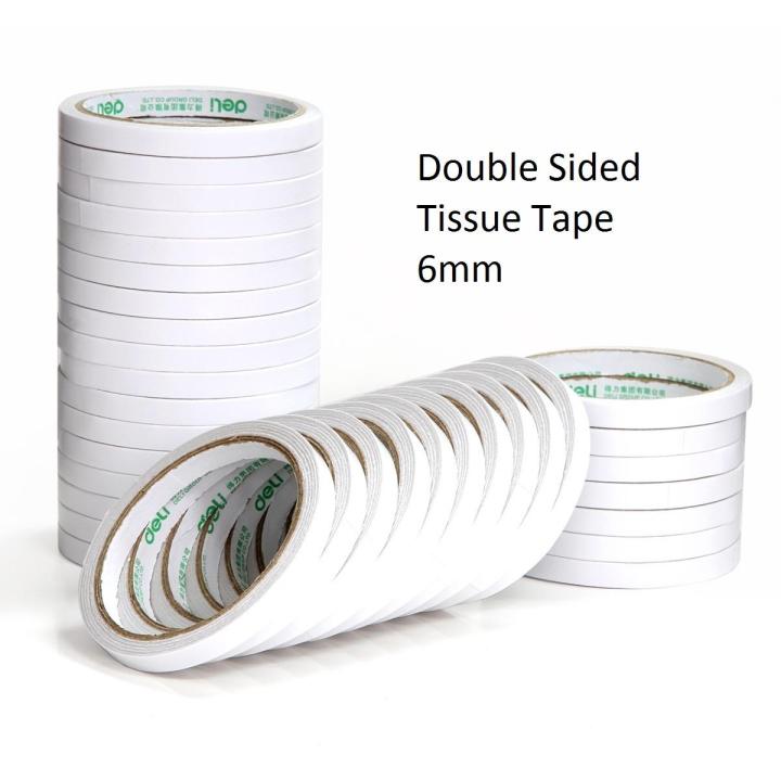Super%20Strong%20Powerful%20Adhesive%20Double%20Sided%20Tissue%20Tape%20For%20Mounting%20Fixing%20Pad%20Sticky%20-%206%20mm%20-%20White%20-%20Image%206