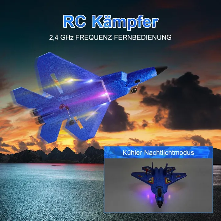 Rc Flying Plane, Model HW-33 Fighter Jet, Material EPP Foam, Colour Red ...