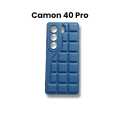 Tecno Camon 40 Pro 4G Cover Soft Matte Silicone Puffer Down Jacket Style Box Design Camera Protection Back Case for Tecno Camon 40 Pro 4G. 
