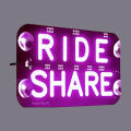 Front Windshield Led Sign Super Bright Car Led Sign with 1.5m Cable Red Blue Glow Usb Powered Ideal for Rideshare Drivers in Southeast Asia Ride Share Car Led Sign. 