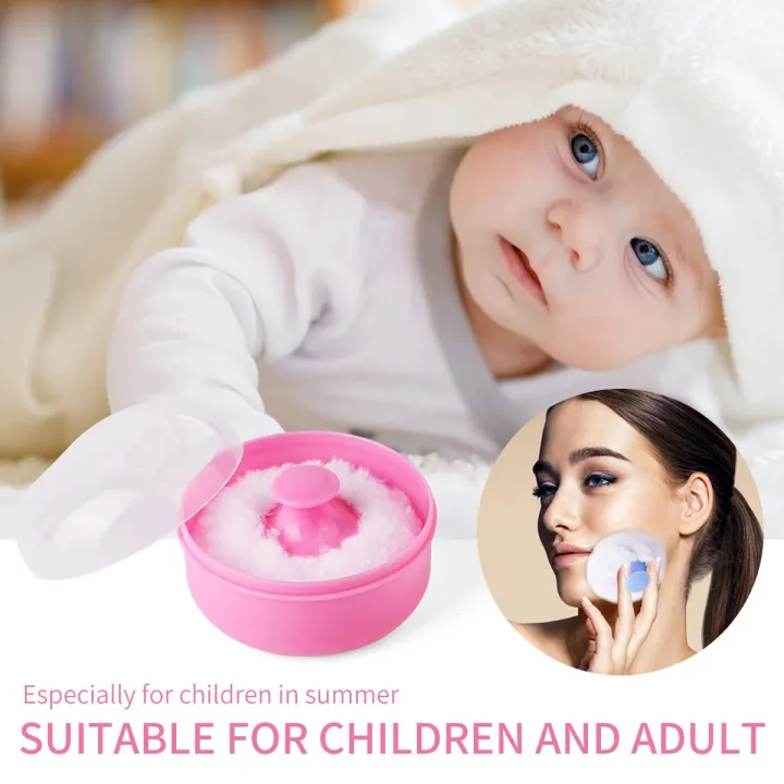 Pack%20of%201%20Baby%20Powderr%20Puff%20with%20Container%20Case%20Talcum%20Sponge%20Baby%20Powderr%20Puff%20-%20Image%205