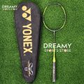 Yonex ArcSaber 7 Pro Badminton Racquet (Unstrung) – Lightweight High Modulus Graphite Frame with Protective Bag. 