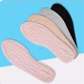 【FUN LIVE】 2Pc EVA Memory Foam Breathable Massage Insoles For Women Shoes Inner Sole Shoe Insert Lift Heel Comfort Heightening Insoles. 