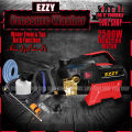 Ezzy High Pressure Washer 2 in 1 Gu-n 2500W - Induction Copper Motor - Water from Bucket & Tap Both Function.. 