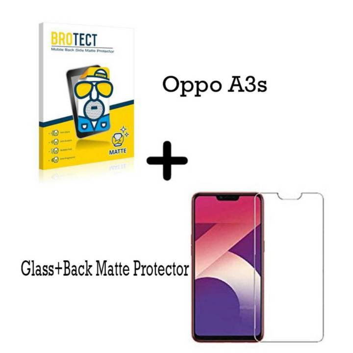 Oppo A3S Polish Tempered Glass Screen Protector Oppo A3s