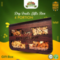 Dried Fruit Gift Box, Dry Fruit Baskket 4 Portion, Wooden Quality. 