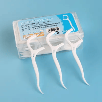 (Pack of 30/90/180) – Dental Floss Toothpicks, Teeth Cleaning Flosser Toothbrush Plastic Toothpick