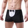 Hot Men Boxer Underwear Bulge Pouch Button Bow Tie Boxer Man Breathable Fashion Panties. 