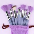 13 Pcs Makeup Brush Set Soft hair Loose Powder Eyeshadow Concealer Contour Eyeliner brush Foundation Beauty Cosmetic tools. 