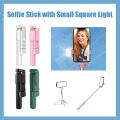 Wireless Bluetooth-compatible Selfie Stick with Led Ring Light Foldable Tripod Monopod For iPhone Android Live Tripod Wholesale. 
