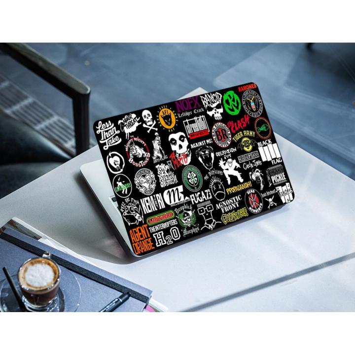 punk-rock-music-bad-religion-the-misfits Laptop Back Skin-Laptop Skin Vinyl Sticker Decal, 13 13.3 14.6 15 15.4 15.6 inch Laptop Skin Sticker Cover For All Laptops