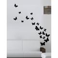 WallsArtstore Pack of 50 BUTTERFLIES Stickers Pvc colour Wall Stickers for kids bedroom wall decoration butterfly wall art. 