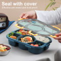 Lunch Box Multi-grid Convenient Salad Fruit Vegetable Lunch Box. 