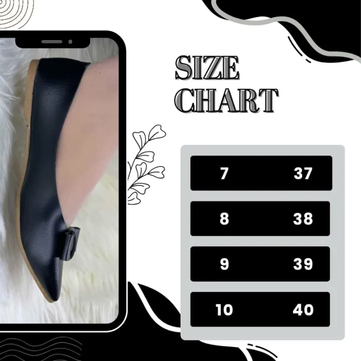 Ladies%20Black%20Pumps,%20Ultra-Light%20Faux%20Leather%20Flat%20Heel%20Slip-On%20with%20Bow-Tie%20Decoration,%20Comfortable%20and%20Trendy%20-%20Image%208
