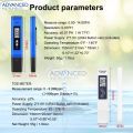 Advanced Digital pH and TDS Meter Combo, High Accuracy pH Tester Readout Accuracy TDS Tester, Water Quality Tester for Household Drinking Water, Pool, Hydroponics, Aquarium Water (Blue White). 