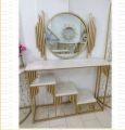 Table Console With Mirror Made In Metal. 