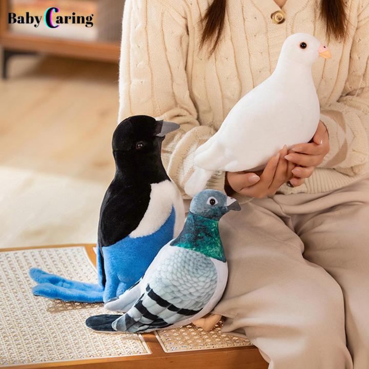 Pigeon Plushie for Collectors Adorable Pigeon Plush Toy Perfect Gift for Kids Soft Simulated Design Versatile Pp Cotton Doll Southeast Asian Buyers' Favorite Plush Pigeon Doll
