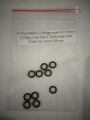 10 Pcs Rubber O-Rings size 5 X 1.5mm O-Ring (inner Dia X Thickness) and Outer Dia: 8mm ORings 5X1.5. 