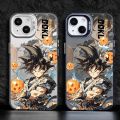 Original Dragon Ball Goku Cartoon Phone Case for Iphone 14 13 11 12 15 Pro Max XR XS 7 8 Plus Boy Silicone Anti-fall Cover Color. 