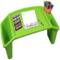 Green Children Portable Multipurpose Plastic Table for Kids and Adult 2 in 1 Study Mini Drawing ,Computer and Laptop Table Desk With Storage Box green. 