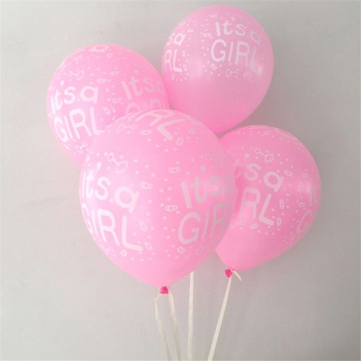 10Pcs Baby Boy & Girl Latex Balloons – For Baby Shower & Welcome Baby ...
