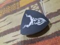 Markhor Monogram LED For Motorcycle Car White Glowing Emblem Universal fit Shield Style National Animal Logo. 