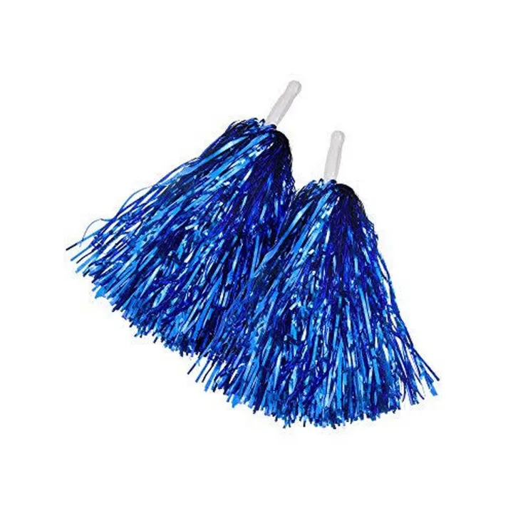 Party%20Cheerleader%20Pom%20Poms%2010%20inch%202%20Pieces%20Blue%20-%20Image%202