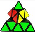 Rubik's 2024 Pyramid Speed Rubik's Cube - Black Color - Sticker Cube. 