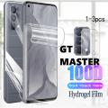 Real_me GT_MASTER Front and Back Hydrogel film Jelly Protector. 