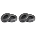 Replacement Earpads Leather Ear Cushions Spare Ear Pads Cushion Kit for -SJ3,SJ33,SJ5,SJ55,ES7, S500(2Pair Black). 