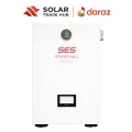 SES PowerWall 51.2V 314Ah LiFePO4 Lithium Battery 16.07kWh | 16076Wh Solar Storage | Wall Mount | Touch LCD | WiFi Bluetooth | 8000+ Cycles | Hybrid Inverter Compatible. 