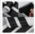 FOR HONDA Black Protector Sill Scuff Cover Car Door Plate Sticker Carbon Fiber Anti Scratch Set (4 pieces). 