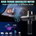 MDHL 7 IN 1 Rechargeable Massage Gun, Muscle Therapy Gun, Electric Massager Gun, Muscle Massager, 30 Adjustable Speeds Muscle Therapy Gun, Hand Held Body Deep Muscle Massager, 7 Types of Massage Heads, Quiet & Comfortable Muscle Soreness Relieves Color:GS. 