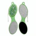 4 in 1 Pedicure Brush Tool For Foot Scrubber Foot File Callus Remover with Foot Rasp, Pumice Stone, Nail Cleaning Brush and Sand Paper for Dry and Wet Foot Care Dead Skin Remover bath accessories foot cleaner scraper scrubber. 