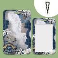 Ins Style Flower Card Holder ABS Student Card Meal Card Subway Card Bus Card Luolong. 